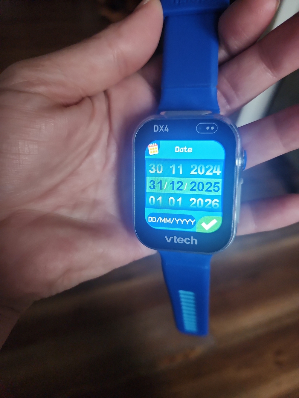 VTech DX4 Kids Smartwatch – Vibrant Blue Silicone Strap